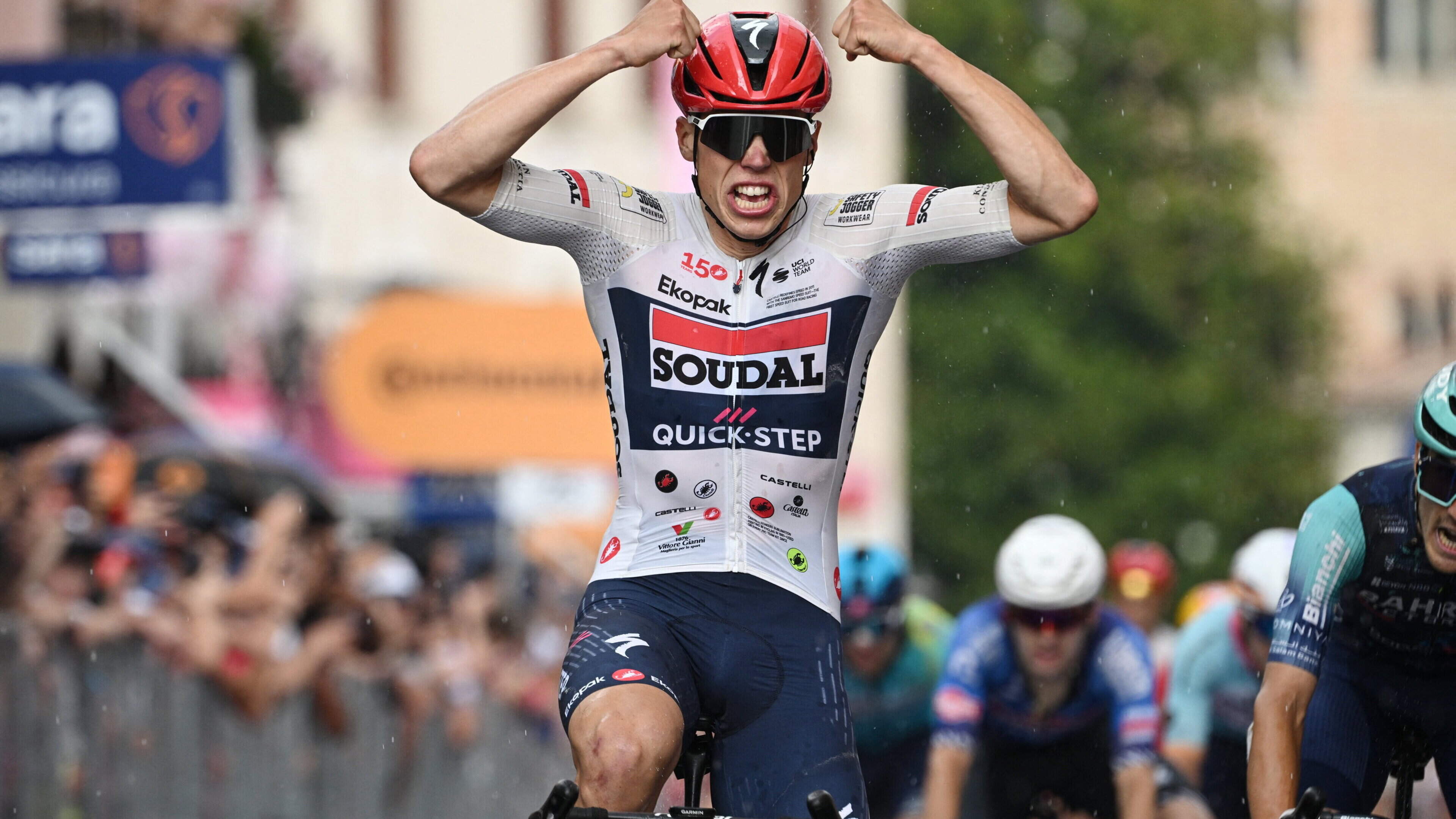 Paul Magnier claims third victory as Jonas Vingegaard preserves lead in Giro d’Italia